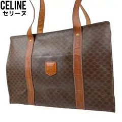 CELINE セリーヌ トートバッグ マカダム M95 肩掛け PVC レザー