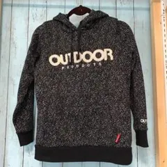 【美品】♡outdoorロゴ入りパーカー♡モノトーンカラー　裏起毛