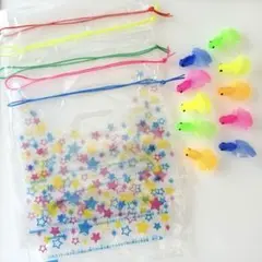 〈新品未使用〉金魚袋5枚✩金魚10個✩縁日ごっこ