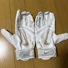 Nike バッティング用手袋 ホワイト