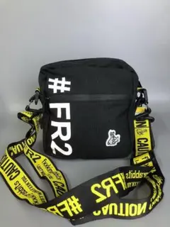 FR2 ブラック メッセンジャーバッグ//