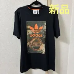 新品　タグ付き　XL adidas ブラック メンズTシャツ