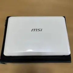 MSI U135 DX ホワイト ノートPC ジャンク品