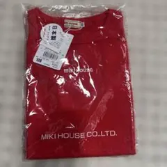 未開封　MIKI HOUSE 赤 長袖カットソー 120 日本製