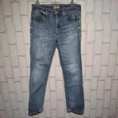美品★YANUK デニムパンツ ストレート バックステッチ ストリート 日本製