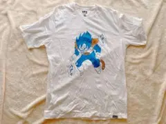 完売品　ドラゴンボール × ユニクロ コラボTシャツ XL ベジータ　白