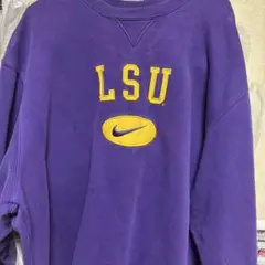 LSU NIKE スウェット　紫 90s XLサイズ