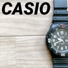 CASIO　腕時計　ジャンク品　訳アリ　ブラック　クォーツ　ラバー