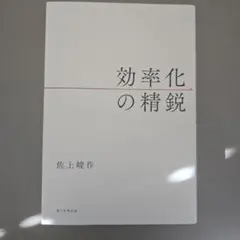 効率化の精鋭 佐上岬作 新世社