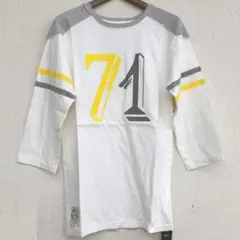 7分袖 Tシャツ S フットボールTシャツ✴GDC ジーディーシー A308
