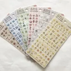 ★ダイソー★IROMATOME STICKER いろまとめ全6種