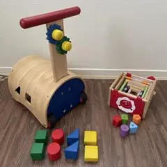 のっておして！すくすくウォーカー　I'm TOY トレーニングキューブ　セット