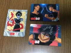 幽遊白書　飛影　バンプレスト　バンプレカード 3枚セット