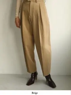 todayful Cotton Boxtuck Pants トゥデイフル