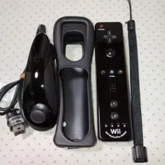 綺麗なwiiリモコンプラス　黒　フルセット