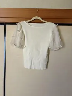 GRL　ニット　リボン