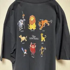 L 新品 ライオン・キング キャラクター Tシャツ チャコールグレー