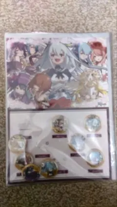 ロード・トゥ・ドラゴン　クリアファイル　缶バッジセット