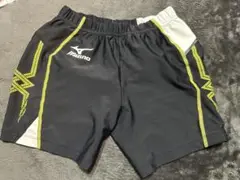 Mizuno 陸上 ショートタイツ 黒/黄色