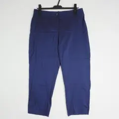 美品◆ マリナリナルディ ストレッチ パンツ ネイビー 17 XL 028212