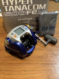 Daiwa ハイパータナコン500fe　電動リール 箱・電源コード・収納袋付 Daiwa ハイパータナコン500fe電動リール 箱・電源コード・収納袋付