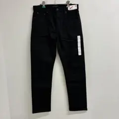 UNIQLO ストレッチセルビッジ スリムフィットジーンズ 30 黒 △8