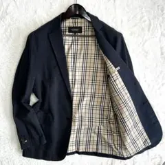 BURBERRY BLACK LABEL ストレッチ　テーラードジャケット　黒