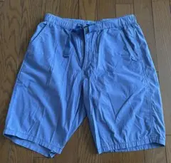 GU ライトブルー ショートパンツ ウエストベルト付　メンズ S