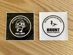 Brunt 正規品ステッカー2枚セット