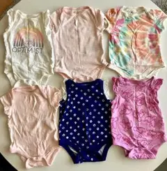 Baby GAP 0-3ヶ月 ロンパース 6点セット