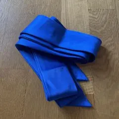 【お値下げ中】サッシュリボン 青