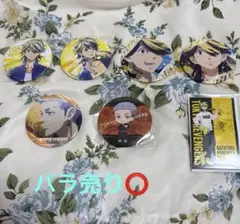 東京リベンジャーズ 羽宮一虎・三ツ谷隆 缶バッジ・名刺風カード＆缶バッジ