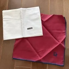 未使用　クリスチャンディオール　ハンカチ2枚セット　オールド　Dior カネボウ