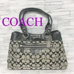⑩COACH コーチ シグネチャー トートバッグ ショルダーバッグ ハンドバッグ