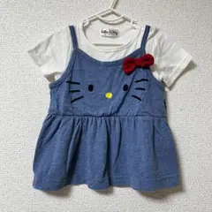 美品　サンリオ　ハローキティ　トップス　90cm 半袖　女の子　キッズ　ベビー