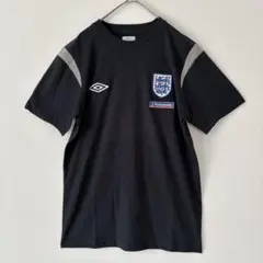 ⭐︎新品タグ付⭐︎ アンブロ Umbro イングランド代表 黒 サッカーシャツ