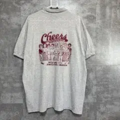 90sUSA バクプリ　Cheers アート柄　ポロシャツ　anvil XL