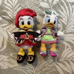 デイジー　ぬいぐるみバッジ2体