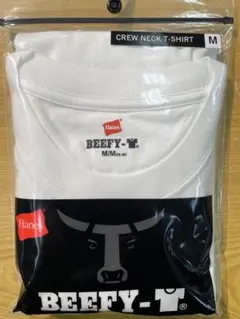 【新品未開封】Hanes ヘインズ BEEFY Mサイズ ホワイト 半袖Tシャツ