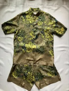 DRIES VAN NOTEN フローラルセットアップ　シャツ　ハーフパンツ