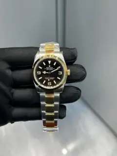 Rolex 自動巻き腕時計 ブラックダイヤル