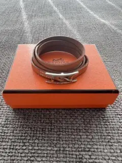 HERMES アピ レザーチョーカーブレスレット 箱付き　藤原ヒロシ 2025年最新】エルメス バングル 藤原ヒロシの人気アイテム