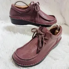 極美品！HPS ワラビー チロリアン 23.5 ワイン