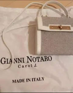 GIANNI NOTARO ショルダーバッグ ホワイト