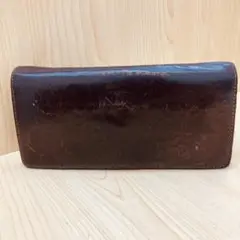 Paul Smith (ポールスミス)ブラウンレザー／ヴィンテージ長財布