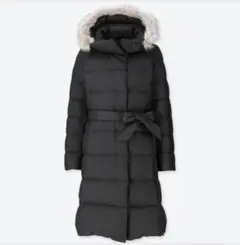 【UNIQLO】ユニクロ　ダウンフーデットコート　212-400726