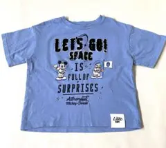 ミッキー・マウス 宇宙テーマ Tシャツ 100cm