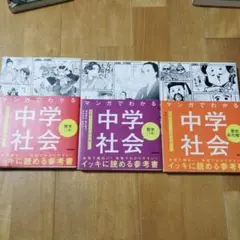 マンガでわかる中学社会 歴史　3冊セット