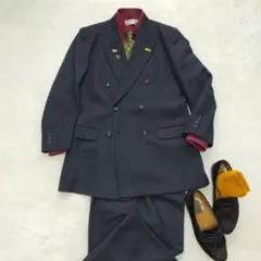 美品　90S　JUN MEN　ジャパンヴィンテージ　6つ釦ダブルブレストスーツ