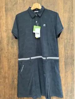 FILA ダークブルー ポロワンピース